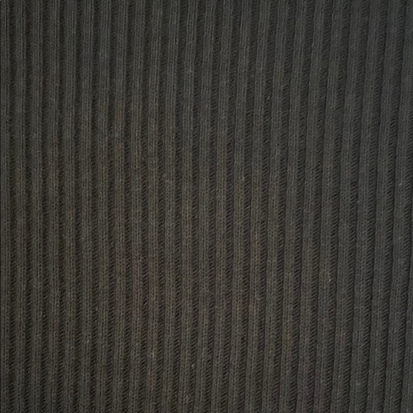 Theory Black Fitted Short Sleeve Ribbed  T-Shirt - Picture 3 of 4